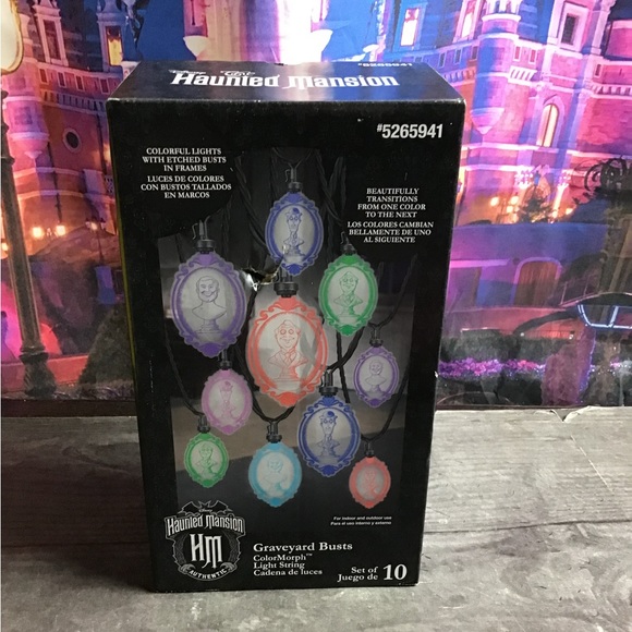 Disney Holiday Disney Haunted Mansion Graveyard Busts Colormorph